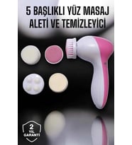5 Fonksiyonlu Kablosuz Yüz Temizleme Ile Derinlemesine Cilt Bakımı