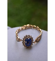STONEAGE Safir Bayan Bileklik (Altın / Dore)