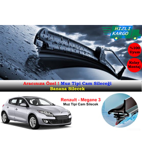 Renault Megane 3 Muz Silecek Takımı 2009-2015