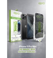 ePro iPhone 11 Pro Max 5D Magic Box Hayalet Tam Ekran Koruyucu