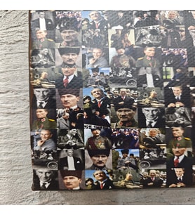 Kişileştirilmiş Canvas Mozaik Germe Tablo