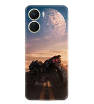 Vivo Y16 Kılıf Silikon Desen Özel Seri Motor 1621