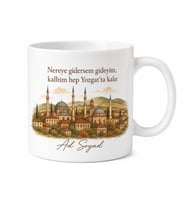 Yozgat Memleket Temalı Kişiye Özel Baskılı Kupa Bardak Hediye