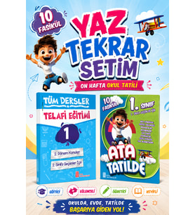 1. Sınıf Ata Tatilde + Tüm Dersler Telafi Eğitimi (Eski Basım)