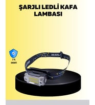 Kafa Lambası Led Fener Pratik Taşınabilir Ayarlanabilir Usb Şarjlı