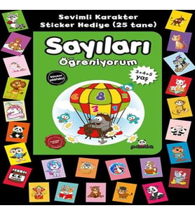 lı 3+4+5 Yaş Sayıları Öğreniyorum