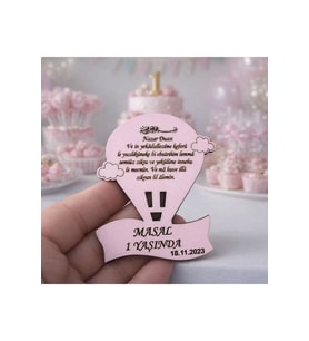 Doğum günü nişan söz sünnet düğün için magnet no 26