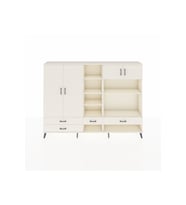 Arges Dolap 12 Raflı 4 Çekmeceli 4 Kapaklı 220x30x163 Aytaşı-Aytaşı