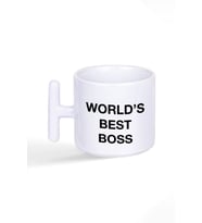 The Office Worlds Best Boss Mıchael Scott Baskılı T Kulplu Latte Fincan Kupa Bardak