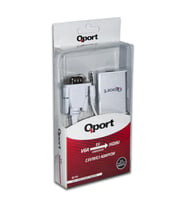 QPORT Q-VH VGA TO HDMI ÇEVİRİCİ + SES KABLOSU