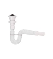 JAPAR Körüklü Lavabo Ve Evye Sifonu 32 Mm Çıkışlı