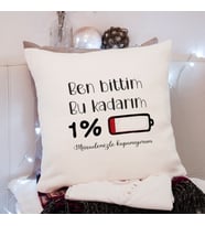 Müsadenizle Kapanıyorum Tasarımlı Yastık