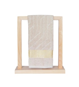 Vos Versa Bursa Varak Serisi 50x90cm %100 Pamuk Yüz Havlusu Vizon VVHM0015