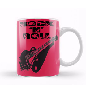 Rock Roll Kupa Bardak Porselen