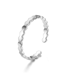 Chavin 3 mm. Çelik Ayarlanabilir Gri Bayan Yüzük eu30by