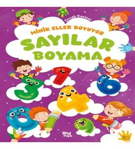 Minik Eller Boyuyor – Sayılar Boyama Kitabı (Örnek li)