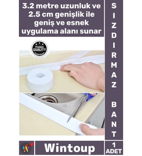 #Bant Mutfak Banyo Lavabo Küvet Kenar Bandı Su Geçirmez Yapışkanlı PVC İnce Su Sızdırmaz Kenar Bant