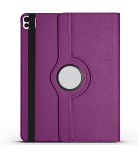 Apple iPad Pro 13 2024 Uyumlu Zore Dönebilen Standlı Kılıf (Mor)