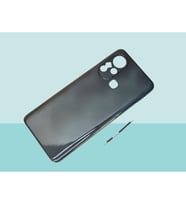 Tkgz - Infinix HOT 11S FULL KASA Arka Kapak Batarya Kapağı - SİYAH