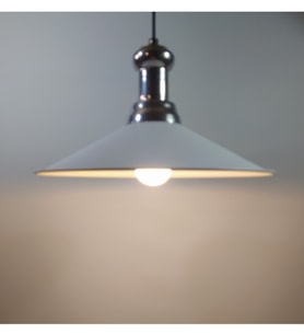 RİOLİGHT RETRO TEKLİ METAL SARKIT AVİZE ŞAPKA ÇAPI: 40CM (Siyah)