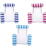 Mulvxgrbz  Grz02 Fileli 3 Yastıklı Premium Deniz Havuz Hamağı 120X122 Cm  - 2410107 (Mulvix)