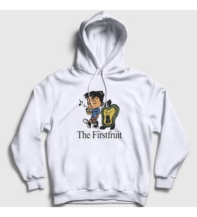 Presmono Unisex Beyaz The Firstfruit Mark Lee Nct Kapüşonlu Sweatshirt 534631tt