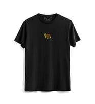  Animal Kaplumbağa Dijital Baskılı Çocuk Siyah Tshirt