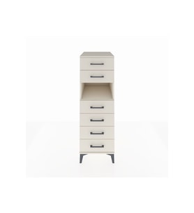 Kronos Dolap Tek Raflı 6 Çekmeceli 44x59x134 Aytaşı-Aytaşı