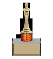 ODAK KUPA - Figürlü Kupalar - Satranç Figürlü Kupalar FG-003 C - 17 cm