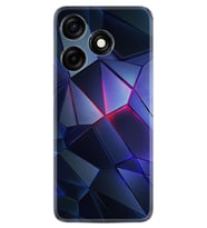 Spark 10C Kılıf Resimli Desenli Silikon Platinium Series Üçgenler 2 1872