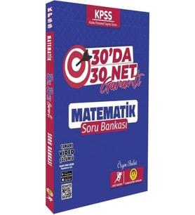 Tasarı Yayınları KPSS Matematik 30 da 30 Net Garanti Soru Bankası