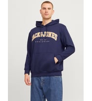 JACK JONES 3XL 4XL 5XL 6XL Erkek Büyük Beden Sweatshirt 12258867 (Lacivert)