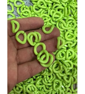 2 CM 50 ADET GEÇMELİ PLASTİK ZİNCİR BONCUK ÇANTA KOLYE TAKI AKSESUARI