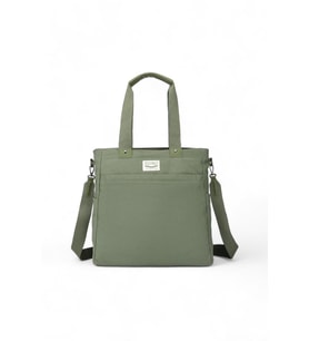 Smart Bags Kanvas Haki Kadın Omuz Çantası SMB1309