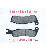 KD125 F KIDEN MR VULTRE 125i ÖN FREN DİSK BALATASI ORJINAL