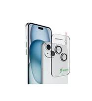 GREENMNKY Buddıes Iphone 15 / 15 Plus Uyumlu Kamera Lens Koruyucu (Light Blue) (Açık Mavi)