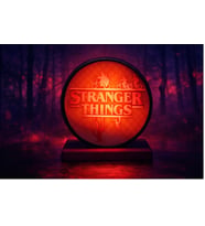 Stranger Things Temalı Şarjlı LED Masa Lambası Type-C (Kırmızı-Sarı-Siyah-Beyaz)