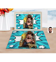 BK Gift Kişiye Özel Viking Karikatürlü 1000 Parça Profesyonel Puzzle-1