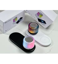 Kablosuz Şarj Standlı Bluetooth Hoparlör