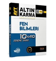 AYT Fen Bilimleri 10 x 40 Deneme Altın Karma
