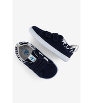 Hopfrög Smart Walker Recycled Canvas Eco Lacivert Barefoot Çocuk Ayakkabı