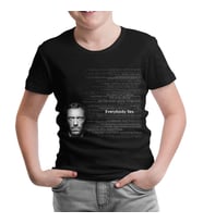 House - Everybody Lies Siyah Çocuk Tshirt