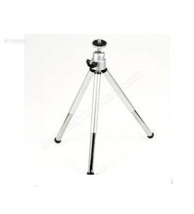 Metalik Renk Tripod 3 Yönlü Profesyonel Mini