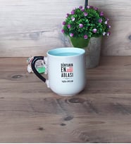 Ablaya Hediye Kupa Bardak Sihirli Oval Ablaya Doğum Günü Hediyesi