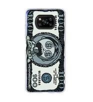 Poco X3 Pro / X3 NFC Uyumlu Morty Para Tasarımlı Şeffaf Telefon Kılıfı