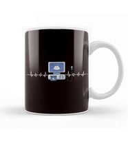 Sonographer Sonography Heartbeat Ultrasound Echography Kupa Bardak Porselen