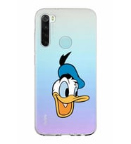 Xiaomi Redmi Note 8 Uyumlu Kapak Donald Duck Tasarımlı Şeffaf Silikon Kılıf