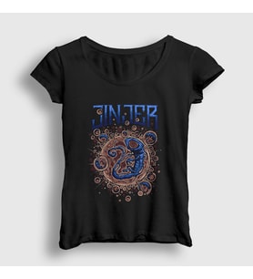 Presmono Kadın Siyah Birth Jinjer T-Shirt 160587tt