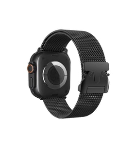 Uray store Apple Watch 42mm Milano Metal Kordon - Siyah