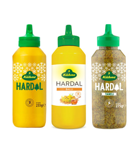 Kühne Hardal Seti 3 lü / Normal / Ballı / Taneli